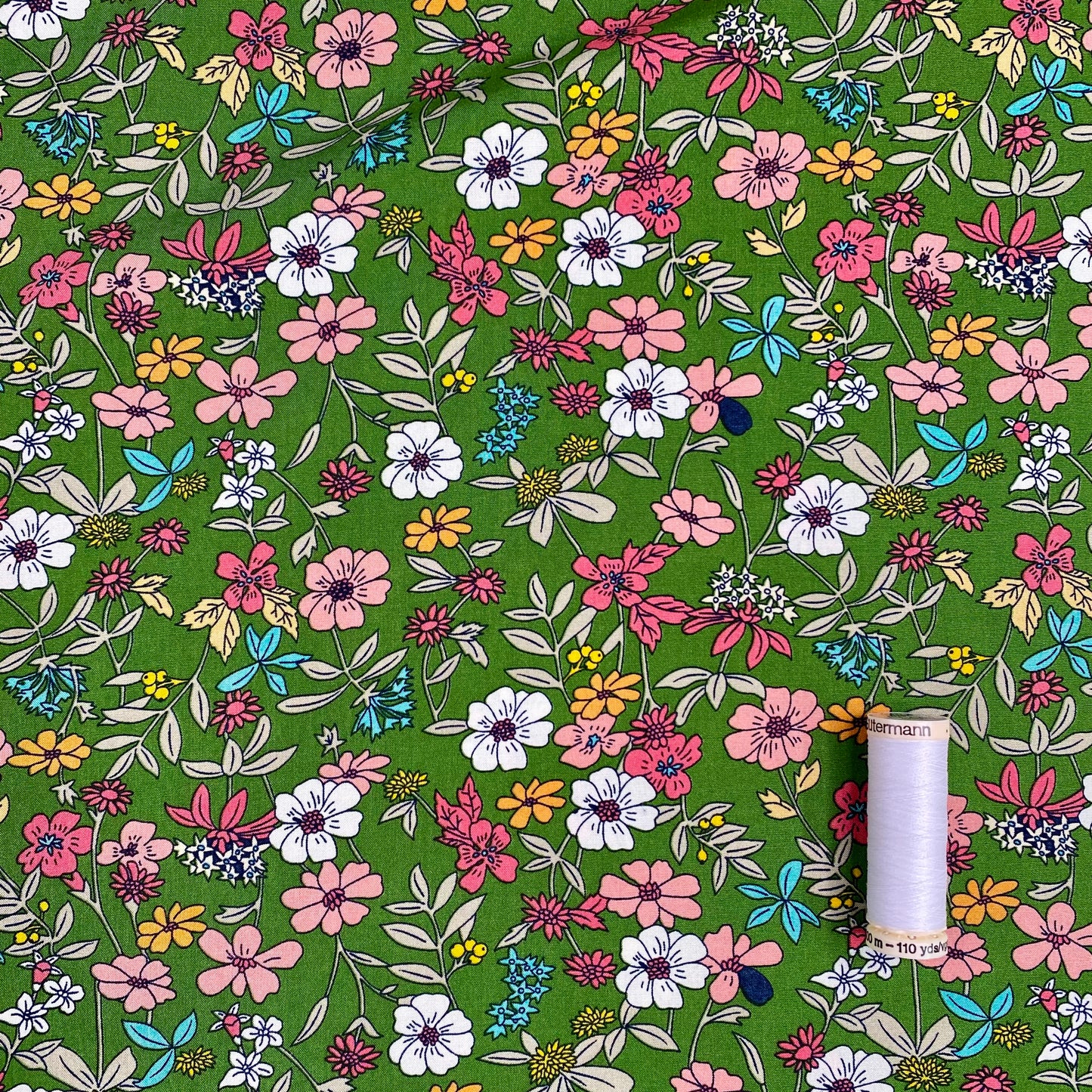 Floral Viscose | Green