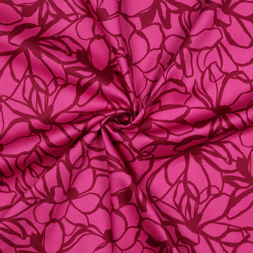 Magnolia Cotton Satin in Pink | Nerida Hansen