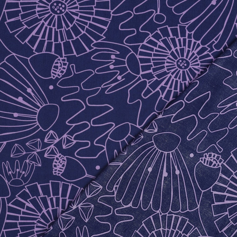 Eden Fine Poplin in Navy | Nerida Hansen