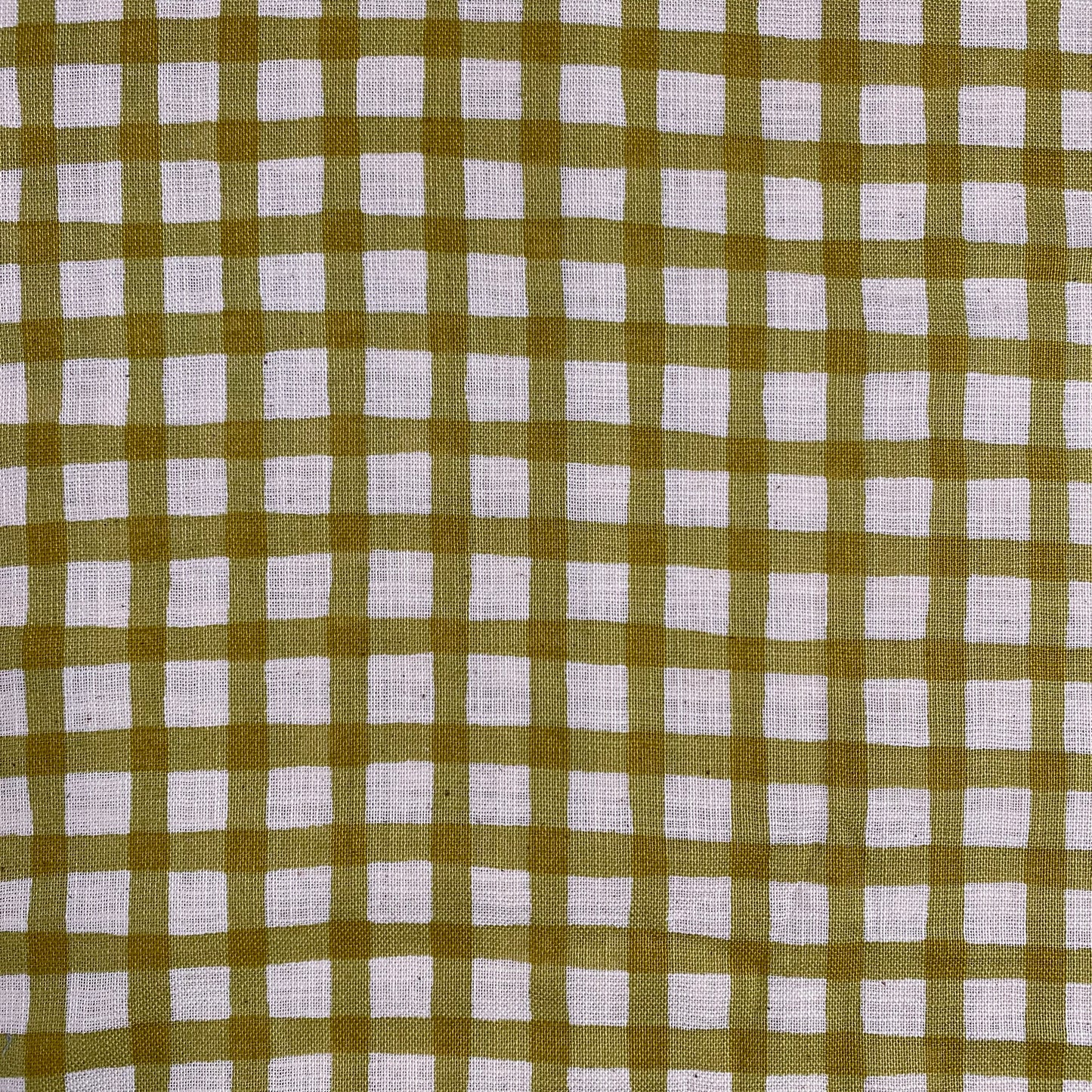 Check Linen-like Slub by Sevenberry | Yellow