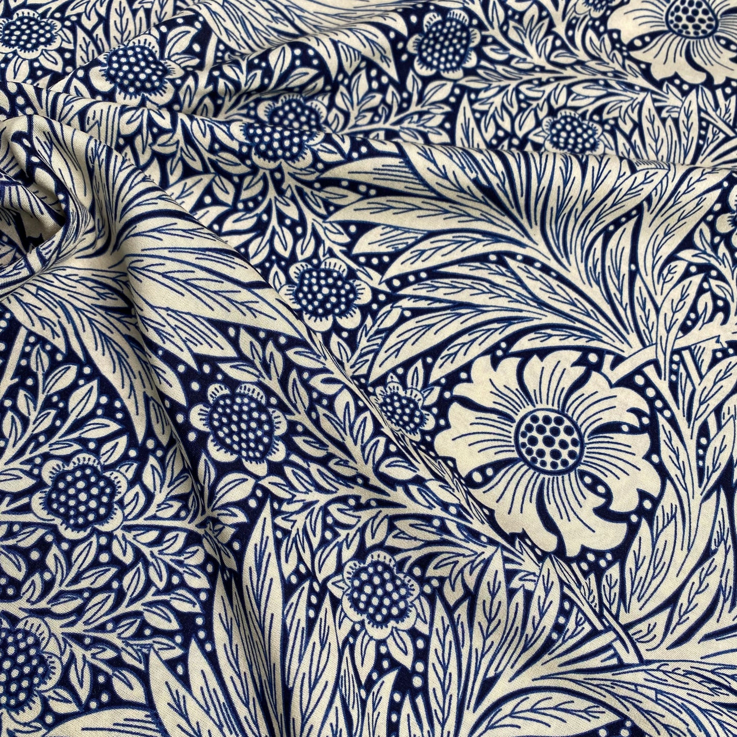 Arts & Crafts Viscose | Navy