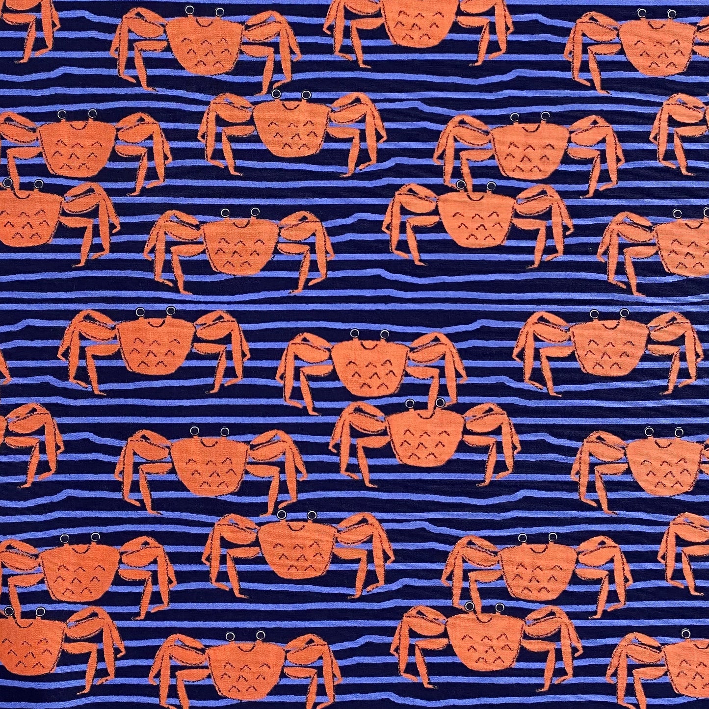 Navy Crabs by Sevenberry | 100% Cotton