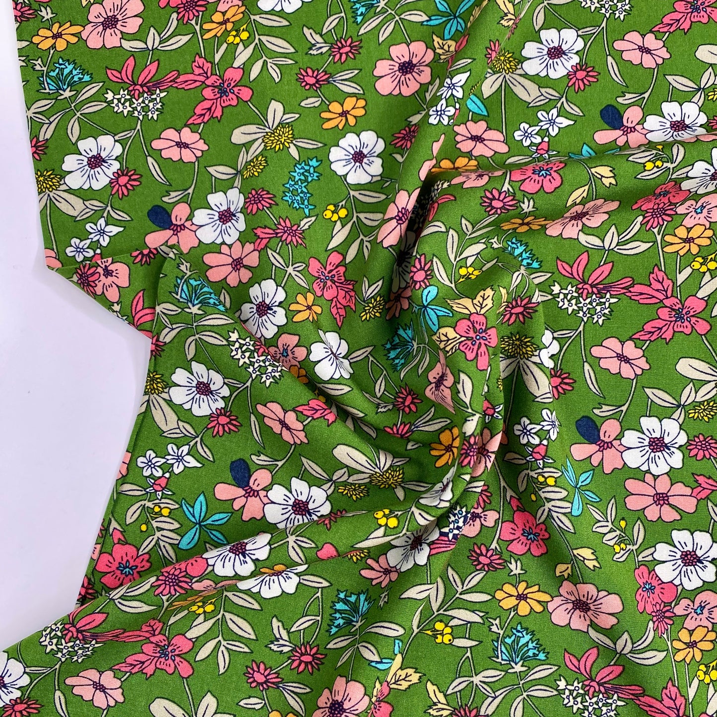 Floral Viscose | Green