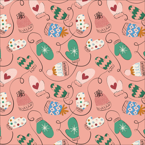 Mittens | Organic Cotton | Warm & Cozy by MK Surface | Cloud9 Fabrics