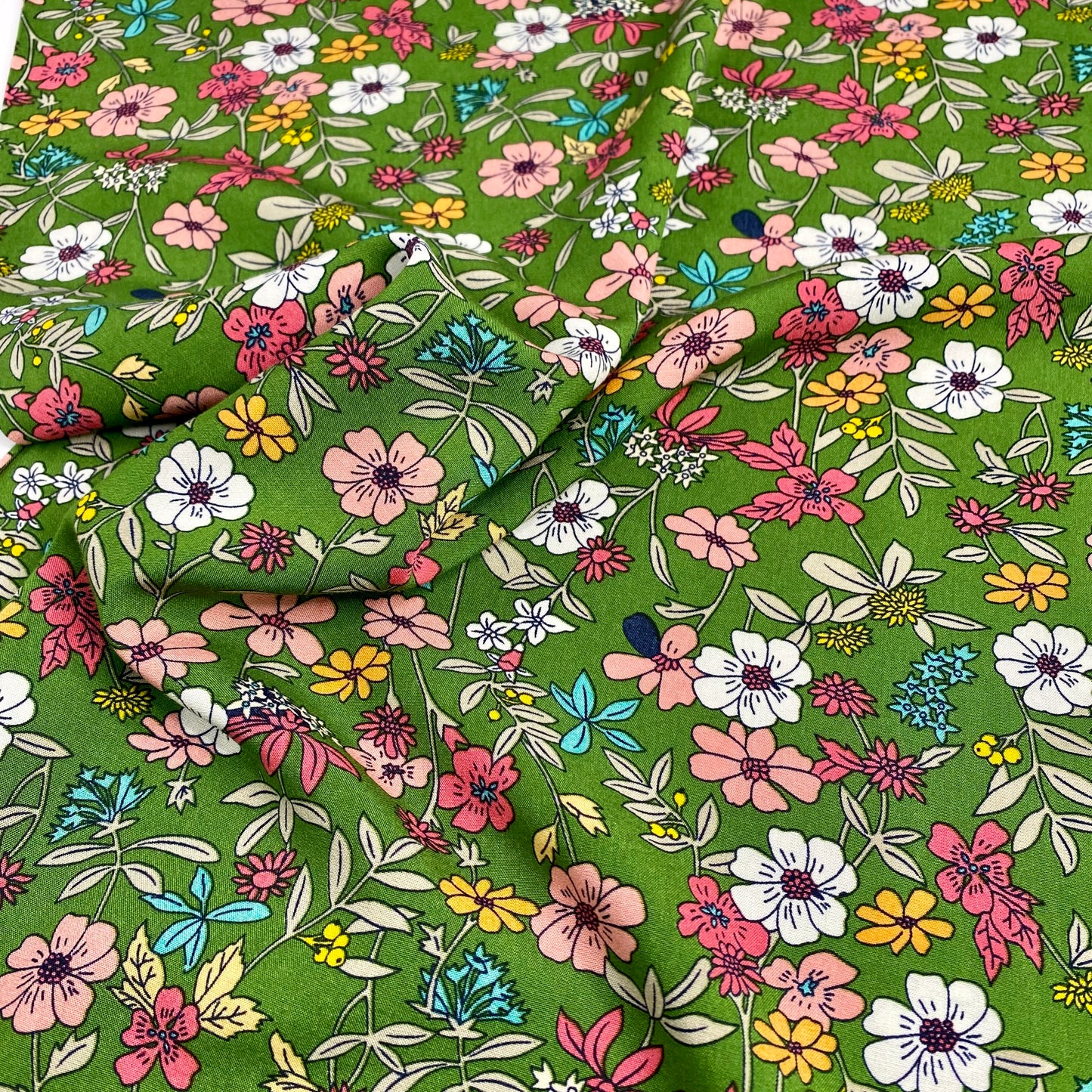 Floral Viscose | Green