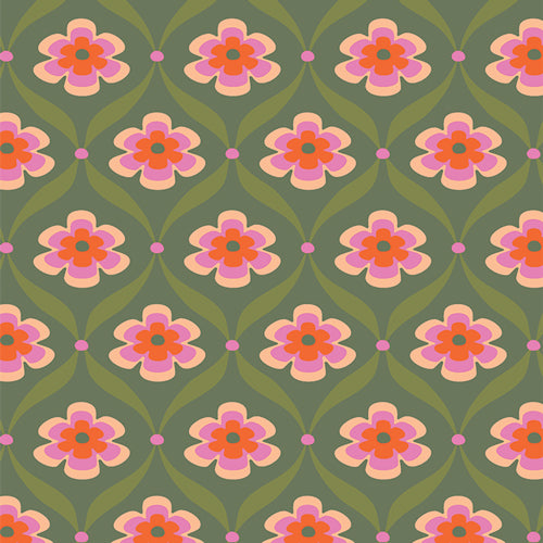 Flowering Waves | 100% Premium Cotton | Flower Bloom | Art Gallery Fabrics