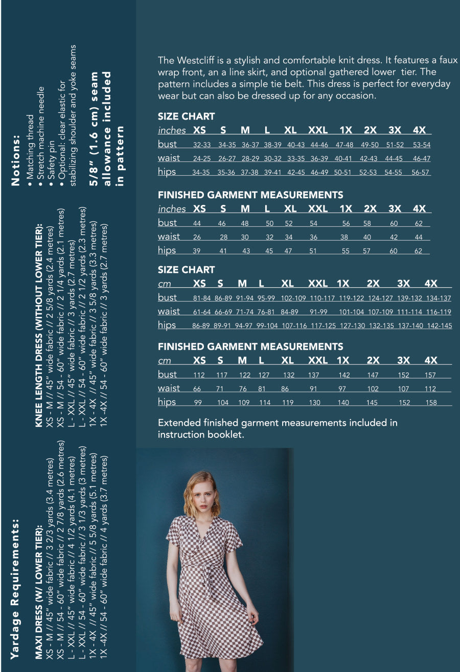 Westcliff Dress by Friday Pattern Company
