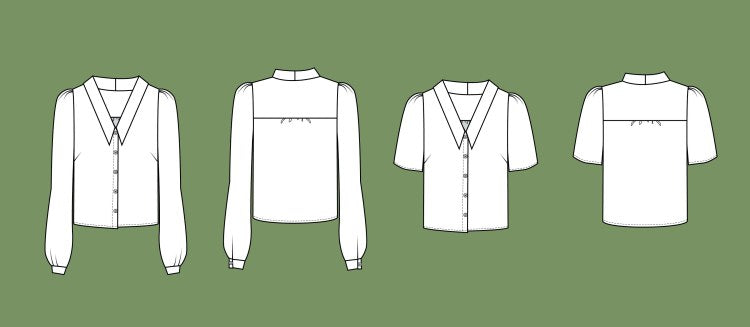 Patina Blouse by Friday Pattern Company