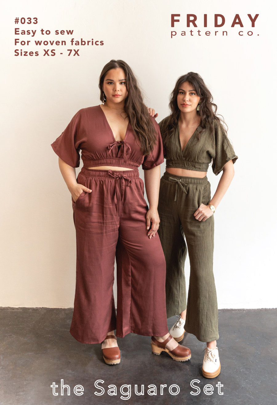Saguaro Top & Trousers by Friday Pattern Company