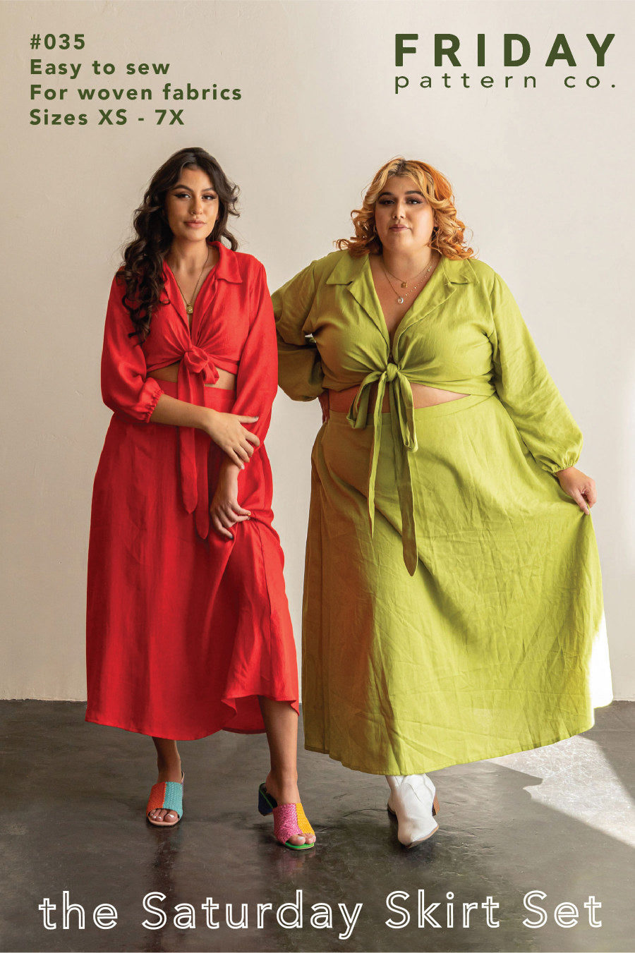 Saturday Skirt Set by Friday Pattern Company