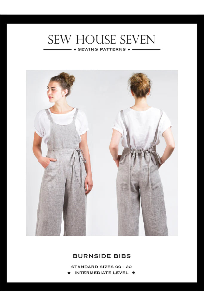 Burnside Bibs Pattern 00-20 by Sew House Seven