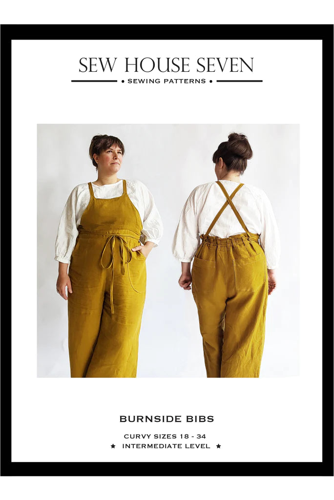 Burnside Bibs Pattern 18-34 by Sew House Seven
