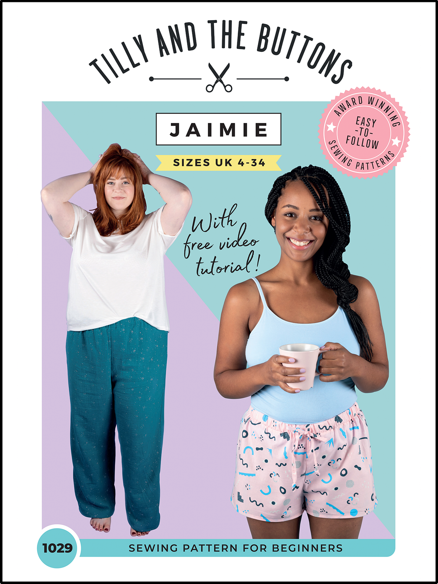 Jamie Pyjama Bottoms & Shorts | Tilly and the Buttons