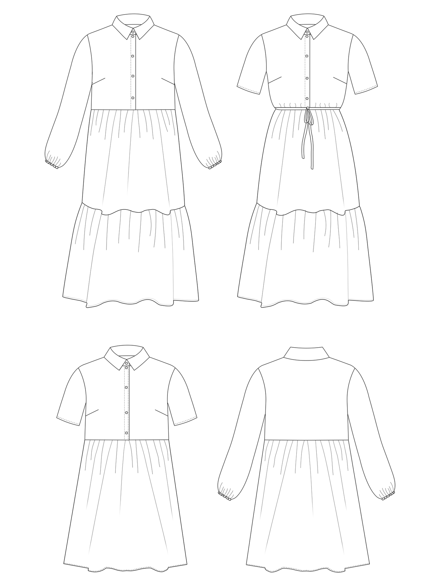 Lyra Shirt Dress | Tilly and the Buttons