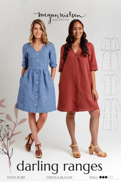 Darling Ranges Dress & Blouse by Megan Nielsen