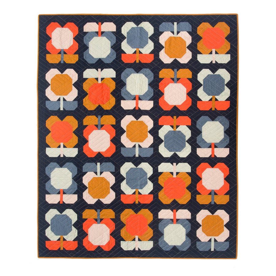 Folk Blooms Quilt Pattern by Pen + Paper