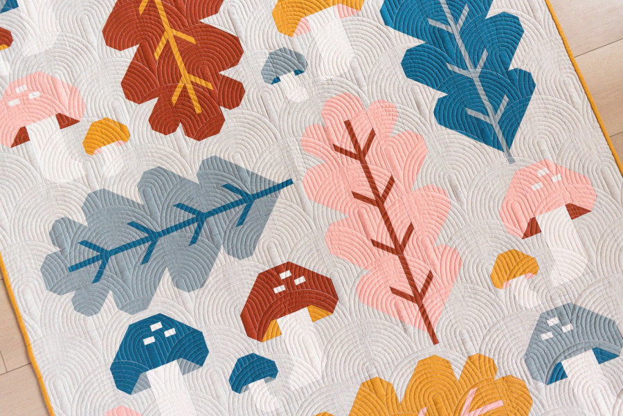Forest Fungi Quilt Pattern by Pen + Paper