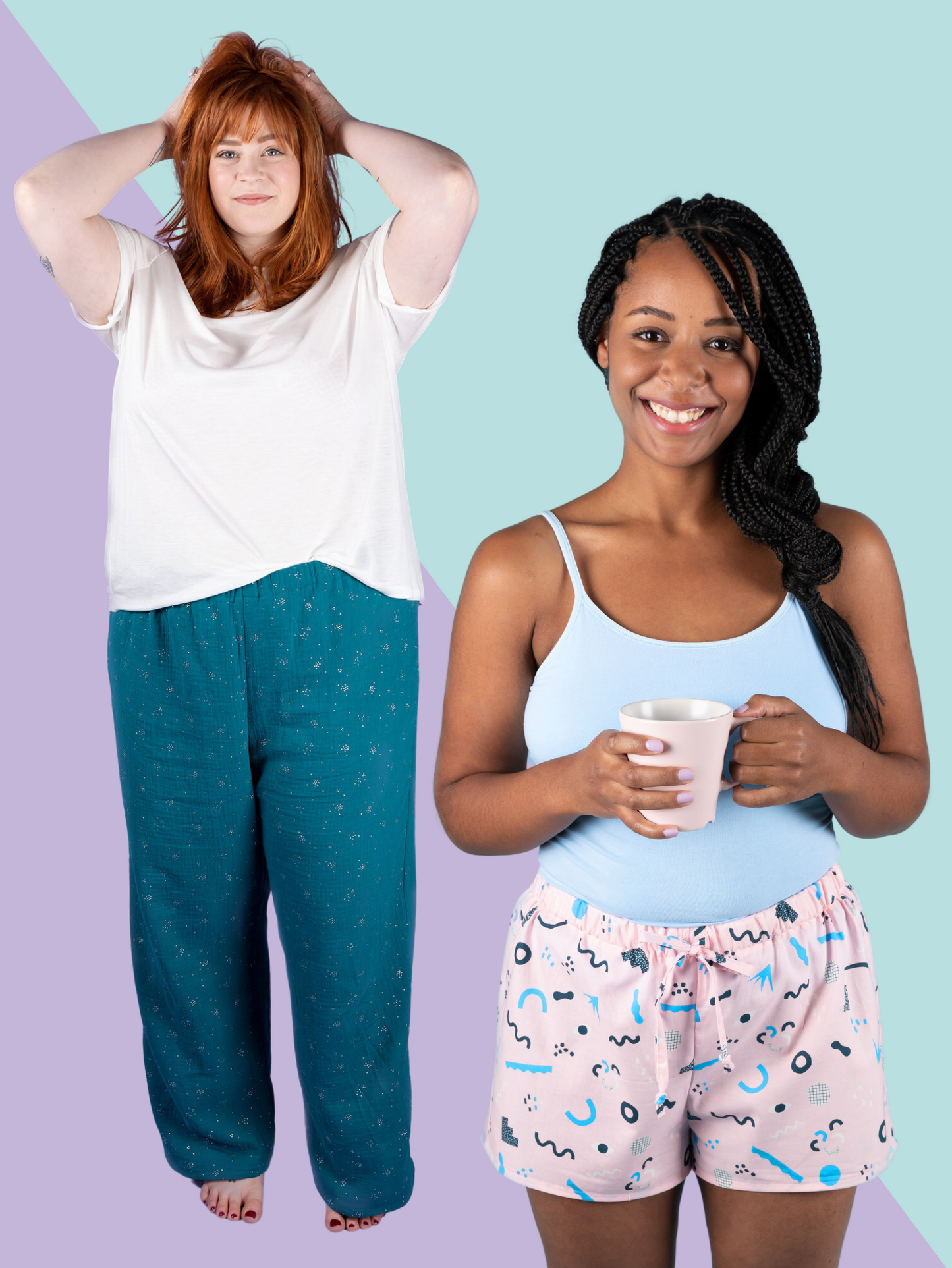Jamie Pyjama Bottoms & Shorts | Tilly and the Buttons