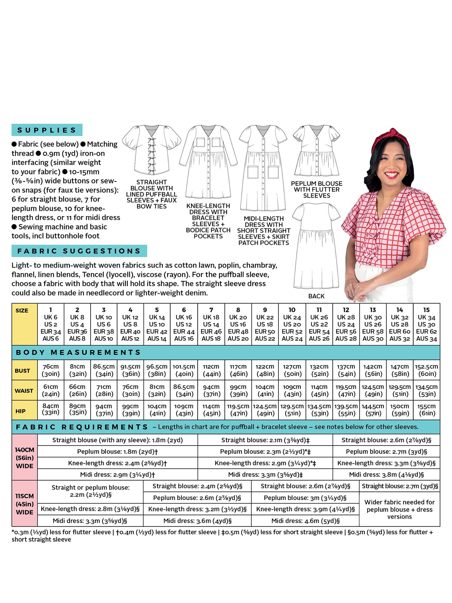 Nell Blouse & Dress | Tilly and the Buttons