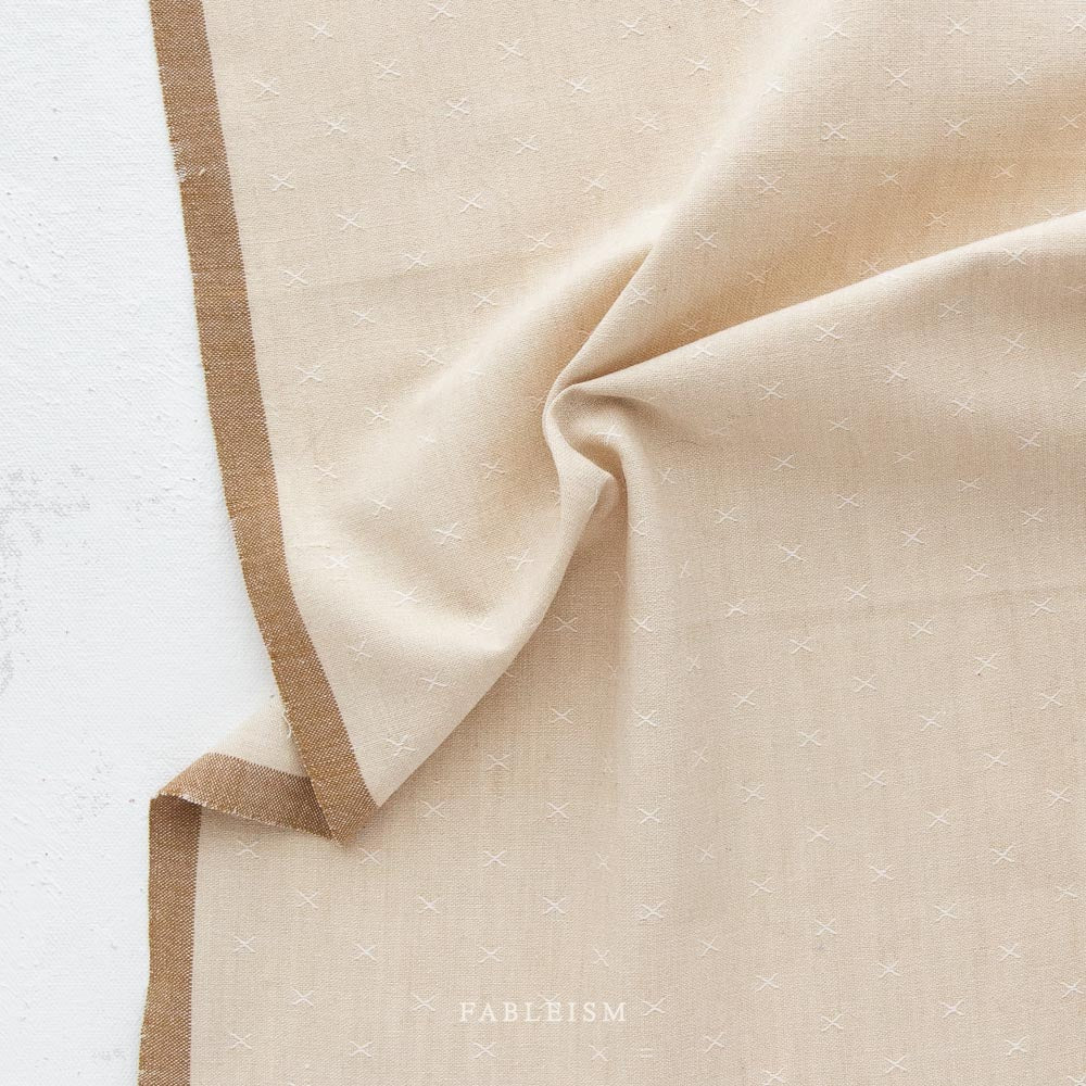 Oat | Sprout Wovens by Fableism | 100% Cotton