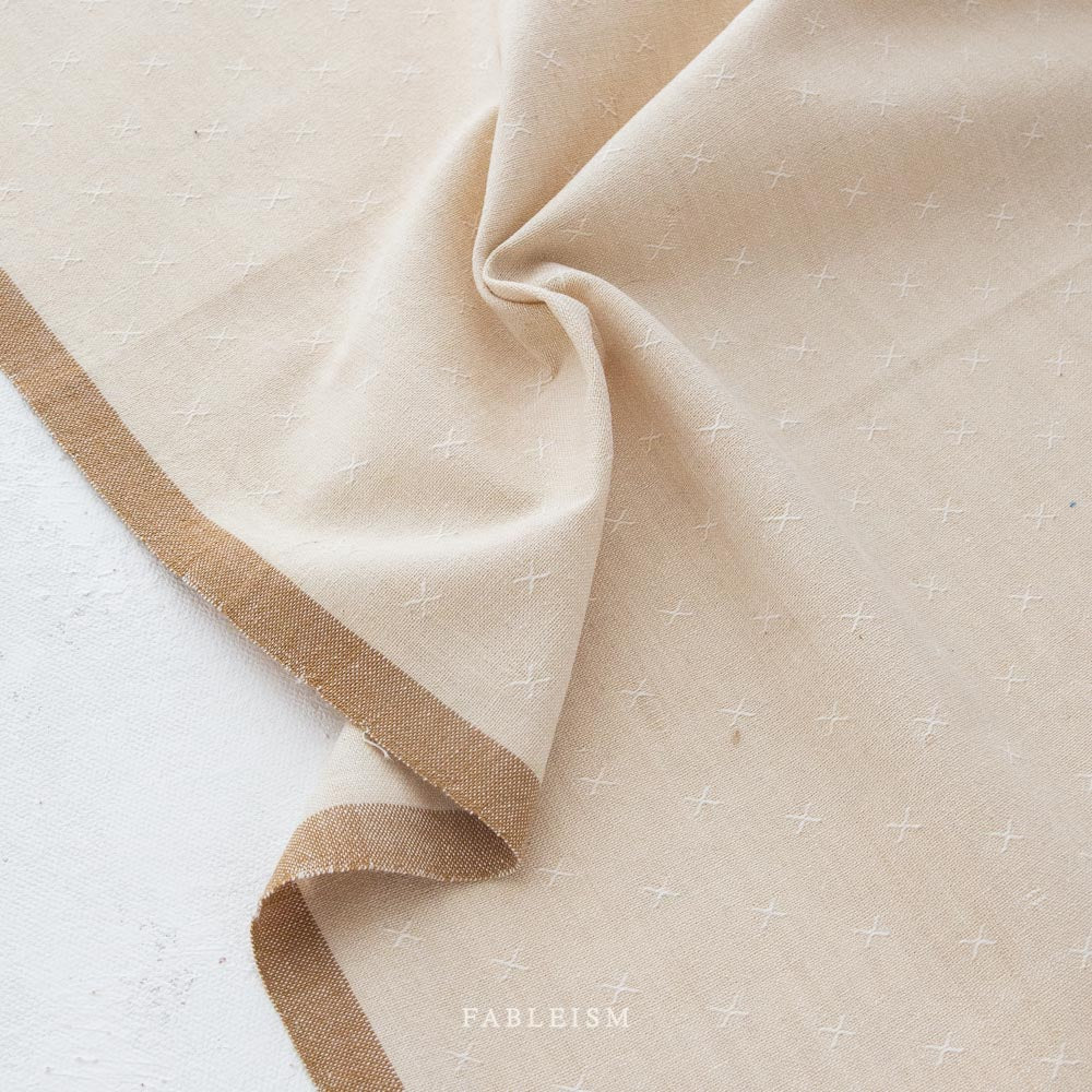 Oat | Sprout Wovens by Fableism | 100% Cotton