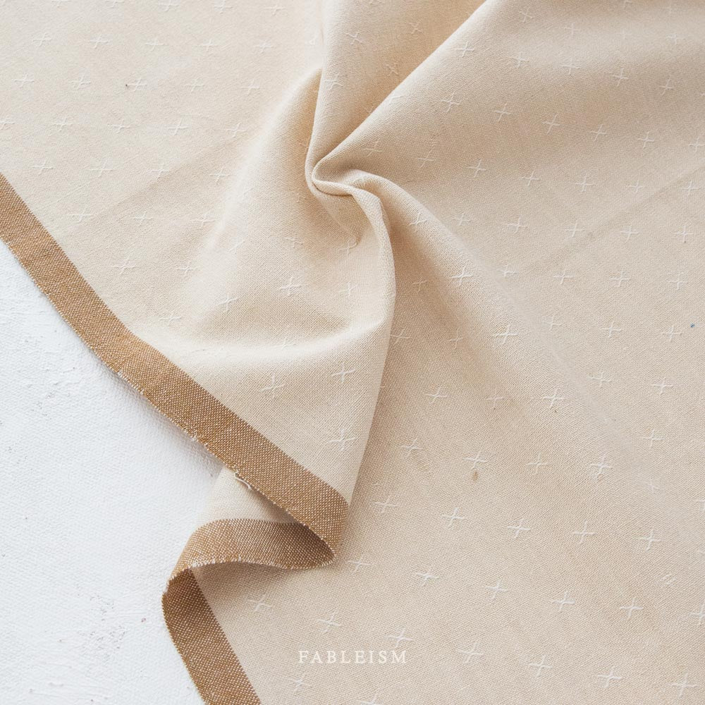 Oat | Sprout Wovens by Fableism | 100% Cotton