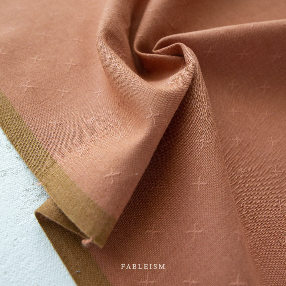 Terracotta | Sprout Wovens by Fableism | 100% Cotton