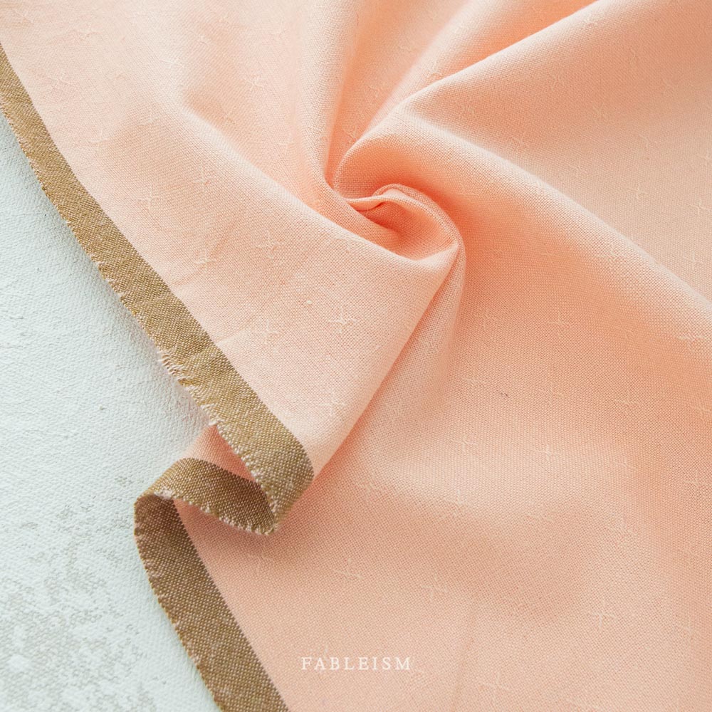 Peachy | Sprout Wovens by Fableism | 100% Cotton