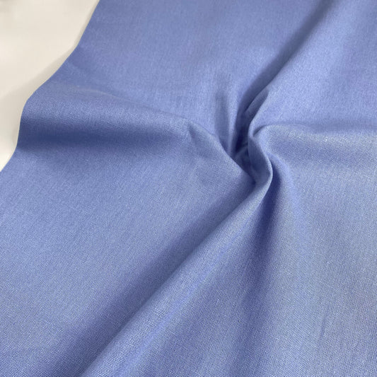 Deadstock Cotton Linen | Cornflower Blue