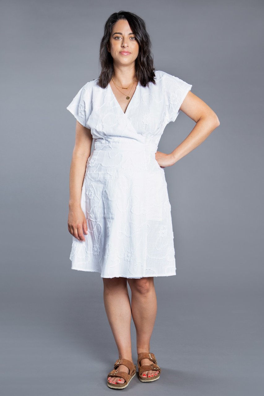 Elodie Wrap Dress by Closet Core Patterns