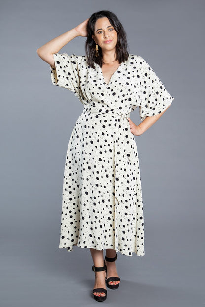 Elodie Wrap Dress by Closet Core Patterns