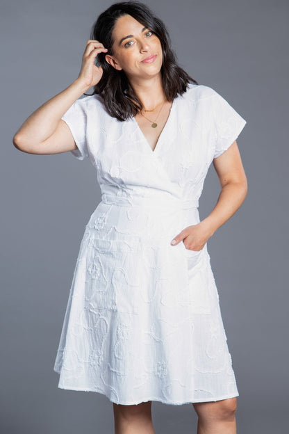 Elodie Wrap Dress by Closet Core Patterns