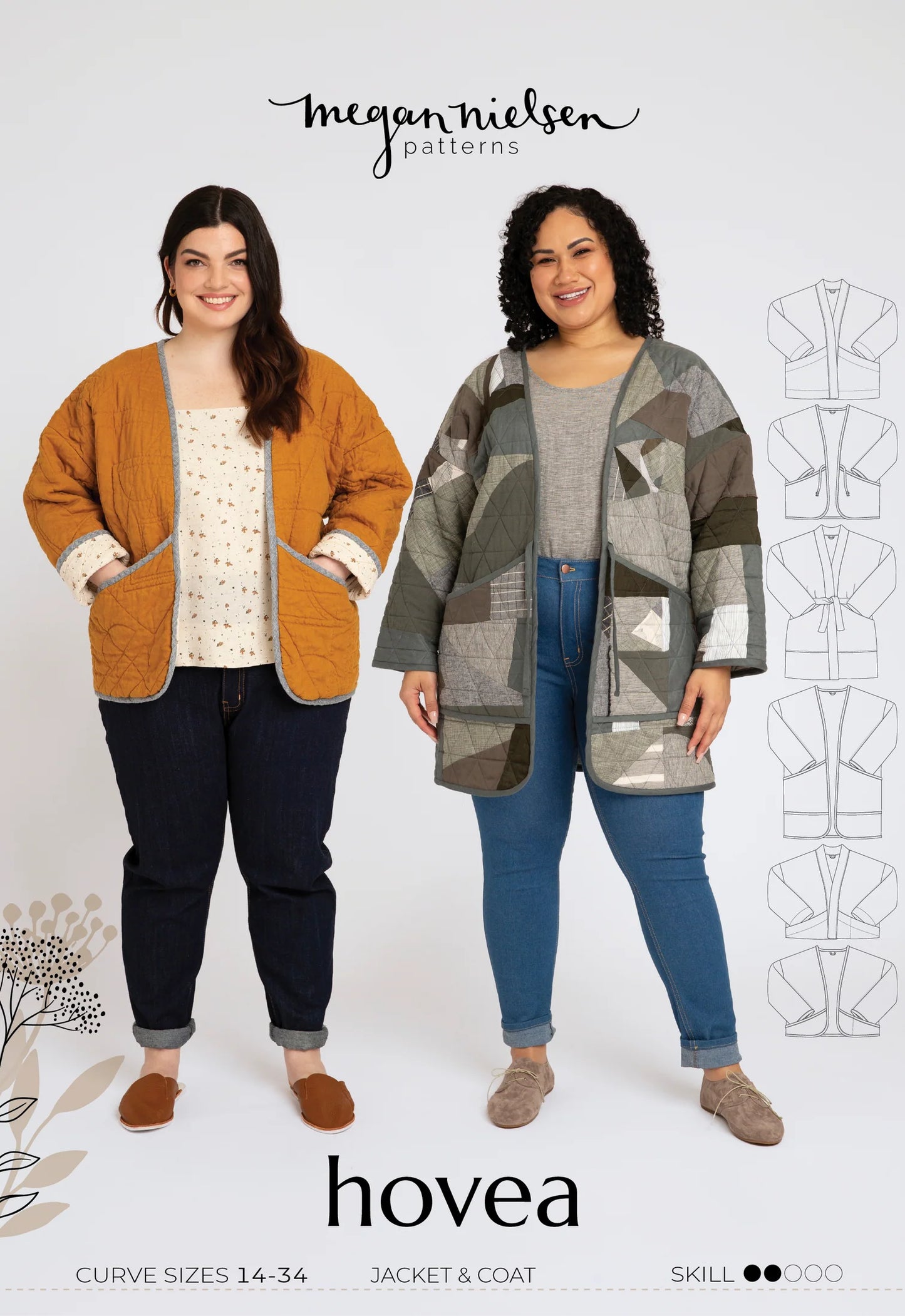 Hovea Curve Jacket & Coat 14-34 by Megan Nielsen