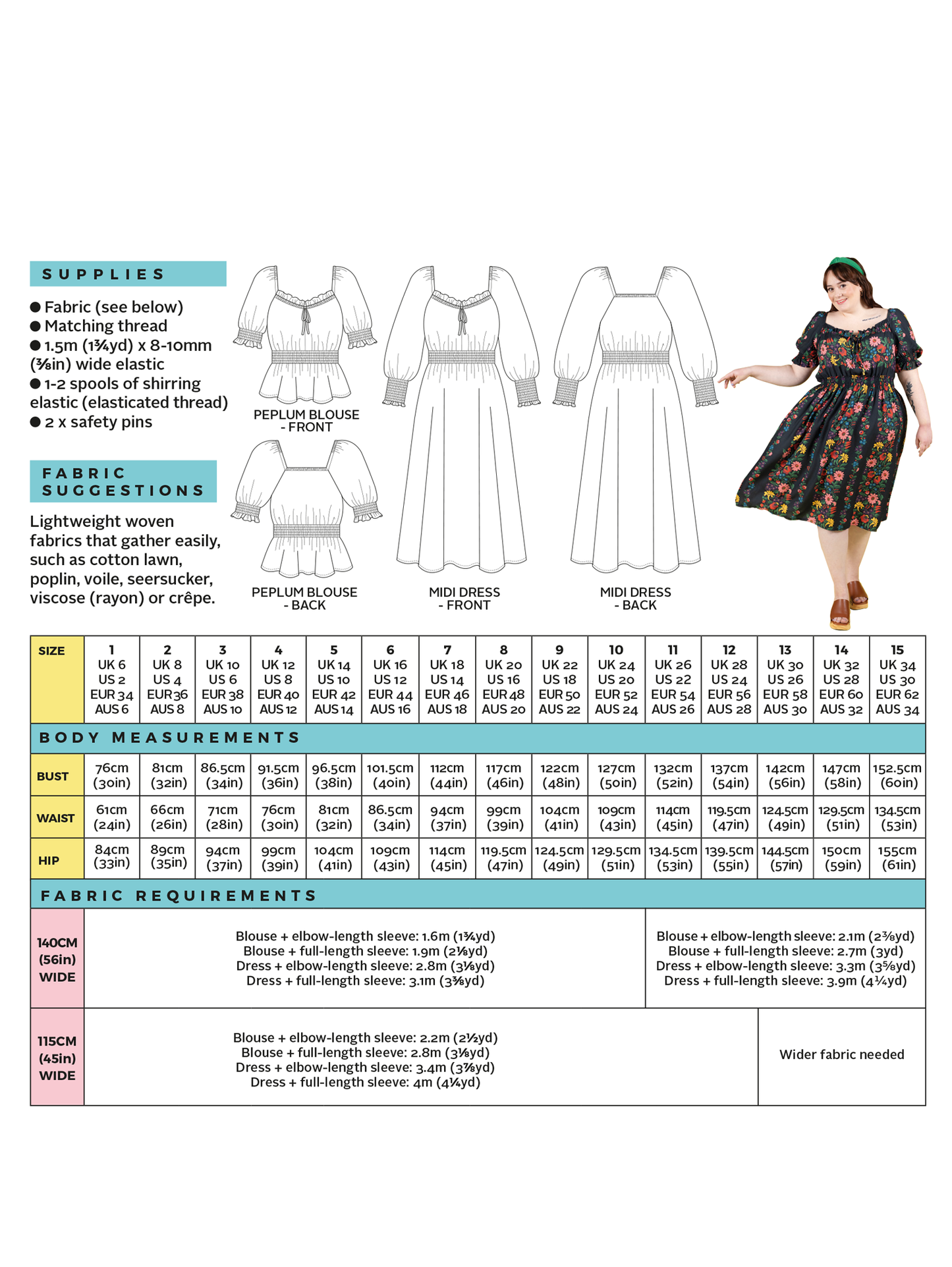 Mabel Dress & Blouse | Tilly and the Buttons