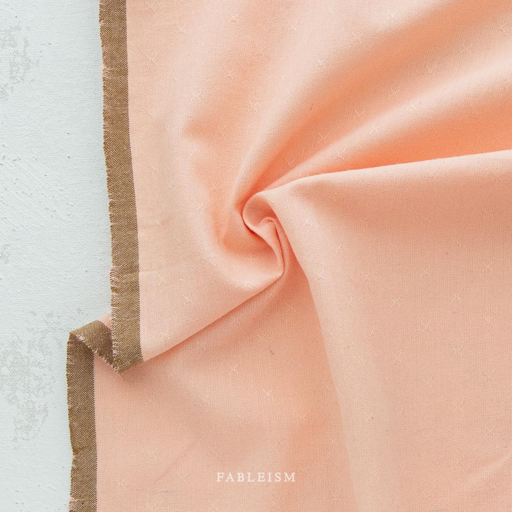 Peachy | Sprout Wovens by Fableism | 100% Cotton